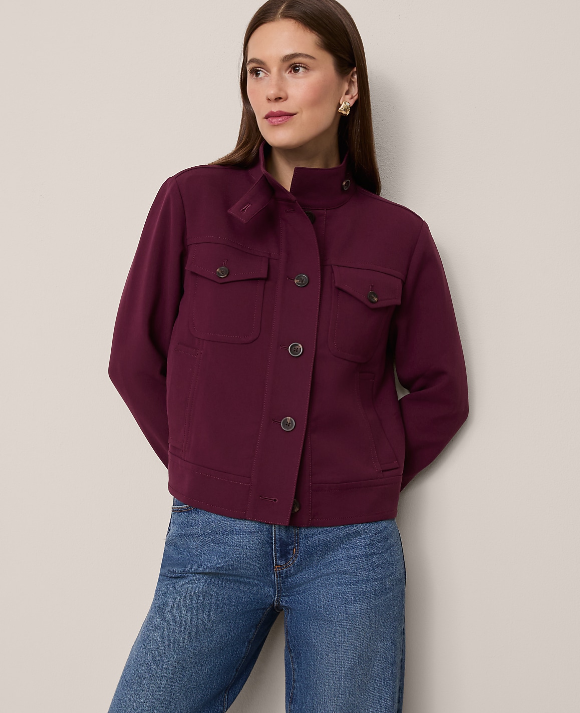 Petite Moto Bomber Jacket