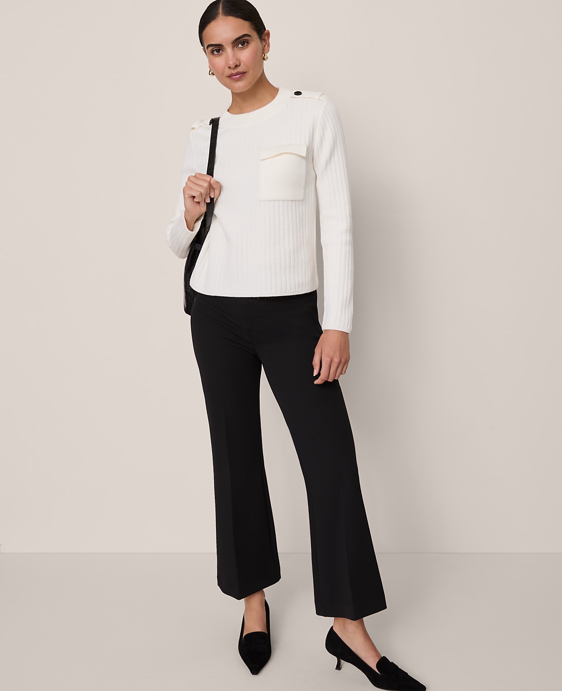The Side Zip Flare Pant