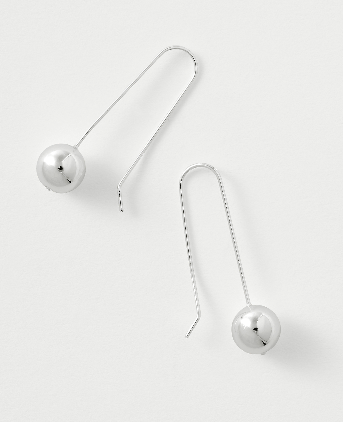 Metal Ball Drop Earrings