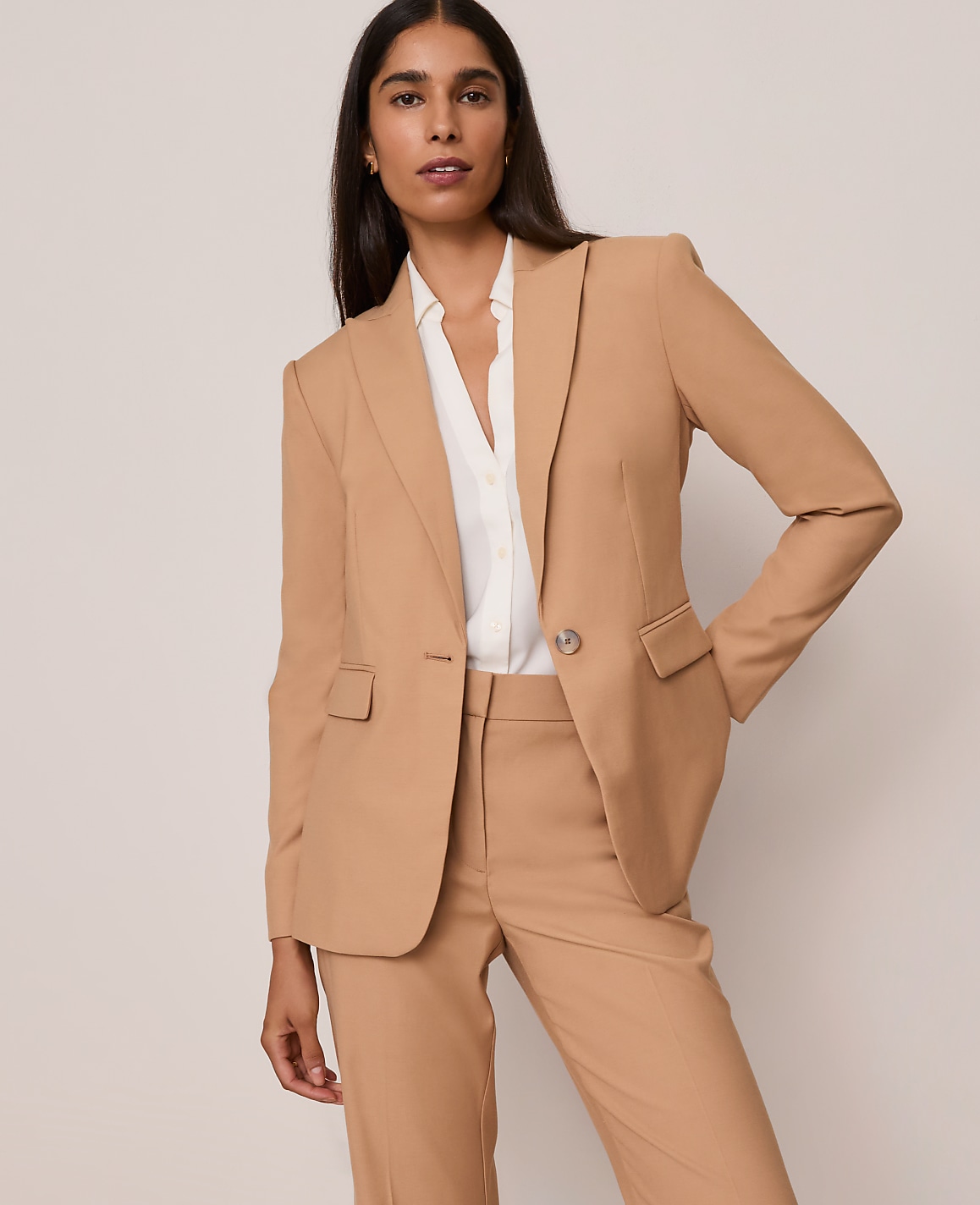 The Fitted Long Blazer