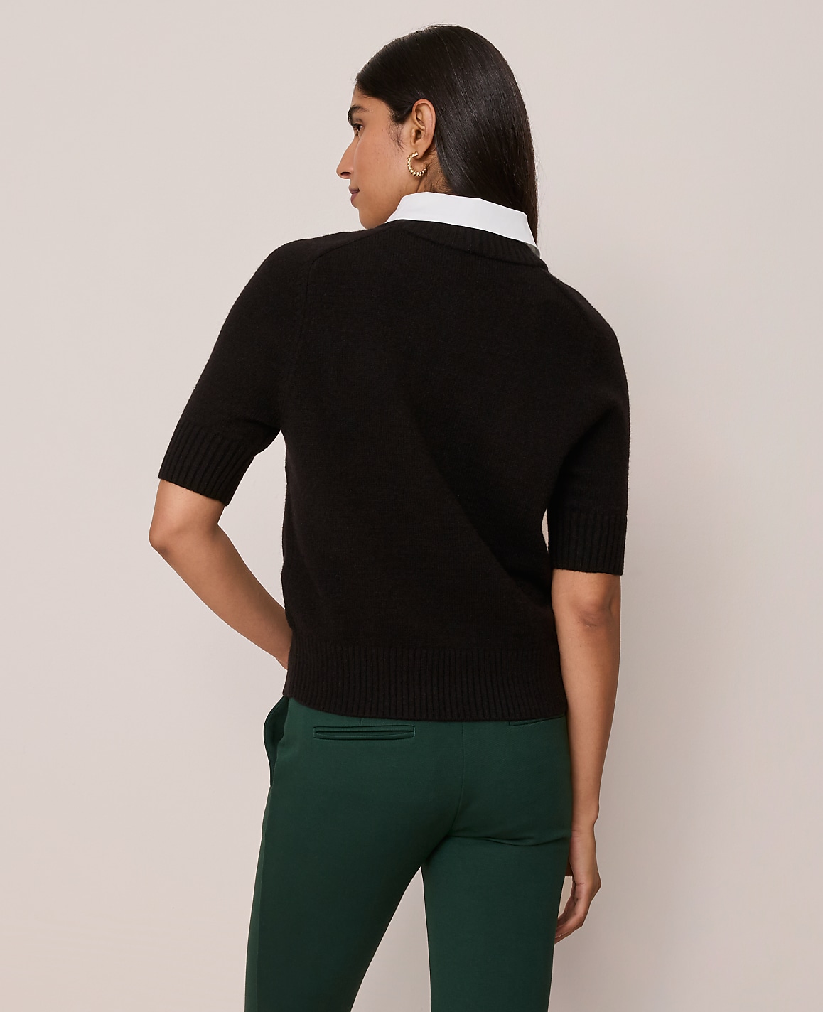 Mix Media Sweater Tee