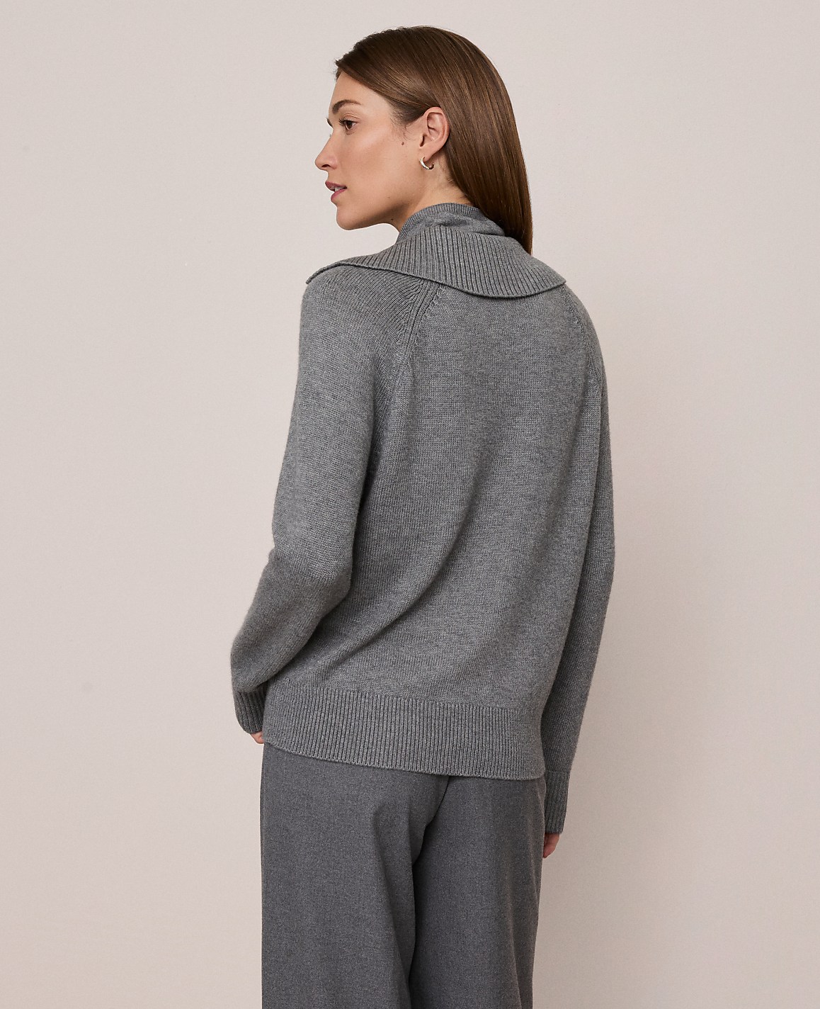 Weekend Layered Mock Neck Sweater