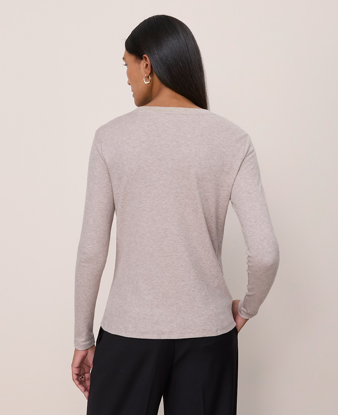 Long Sleeve Crew Neck Top