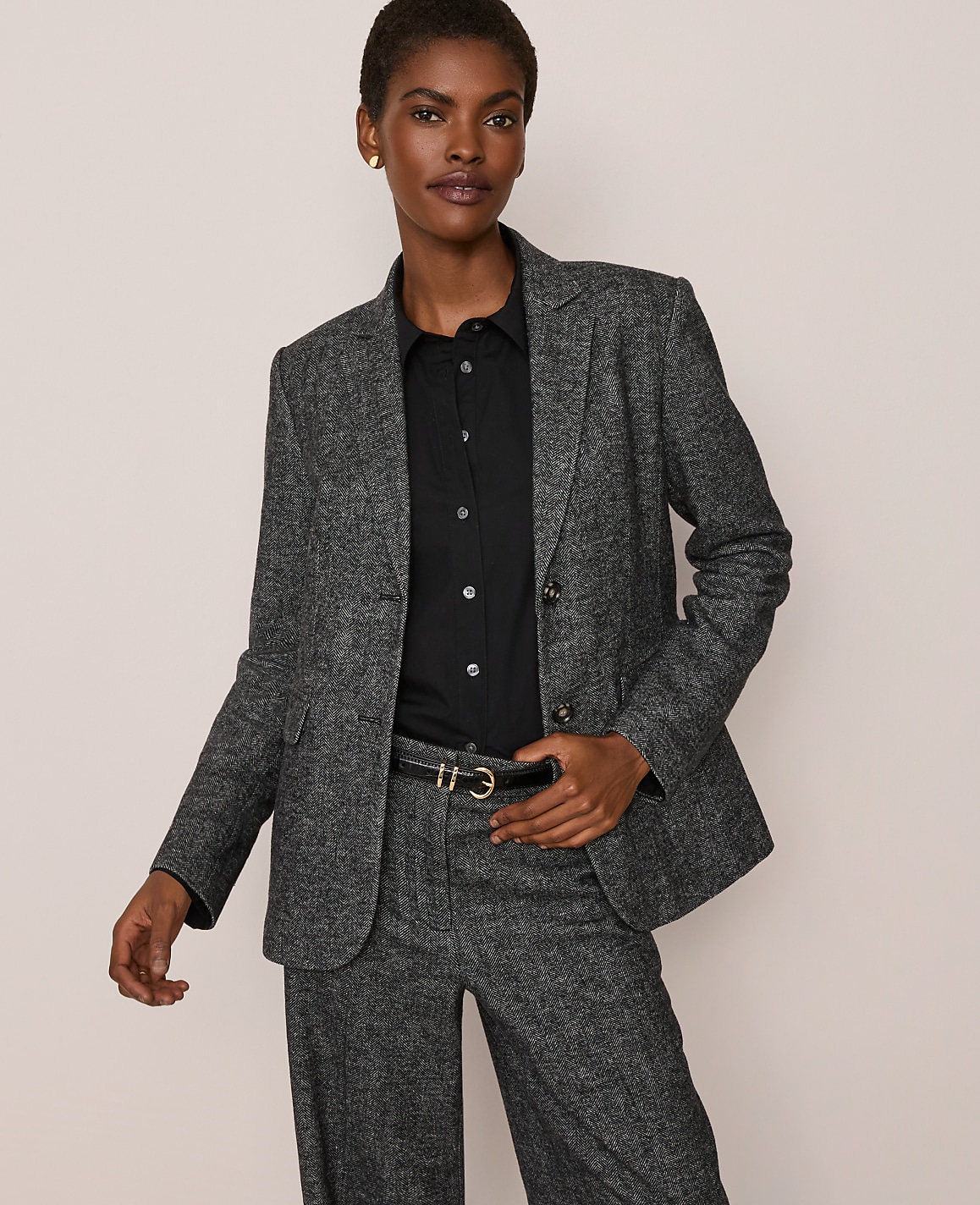 The Greenwich Blazer in Herringbone