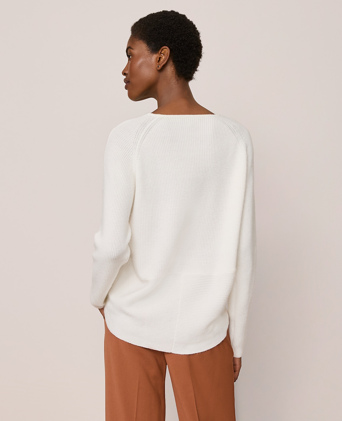Ribbed Wrap Sweater