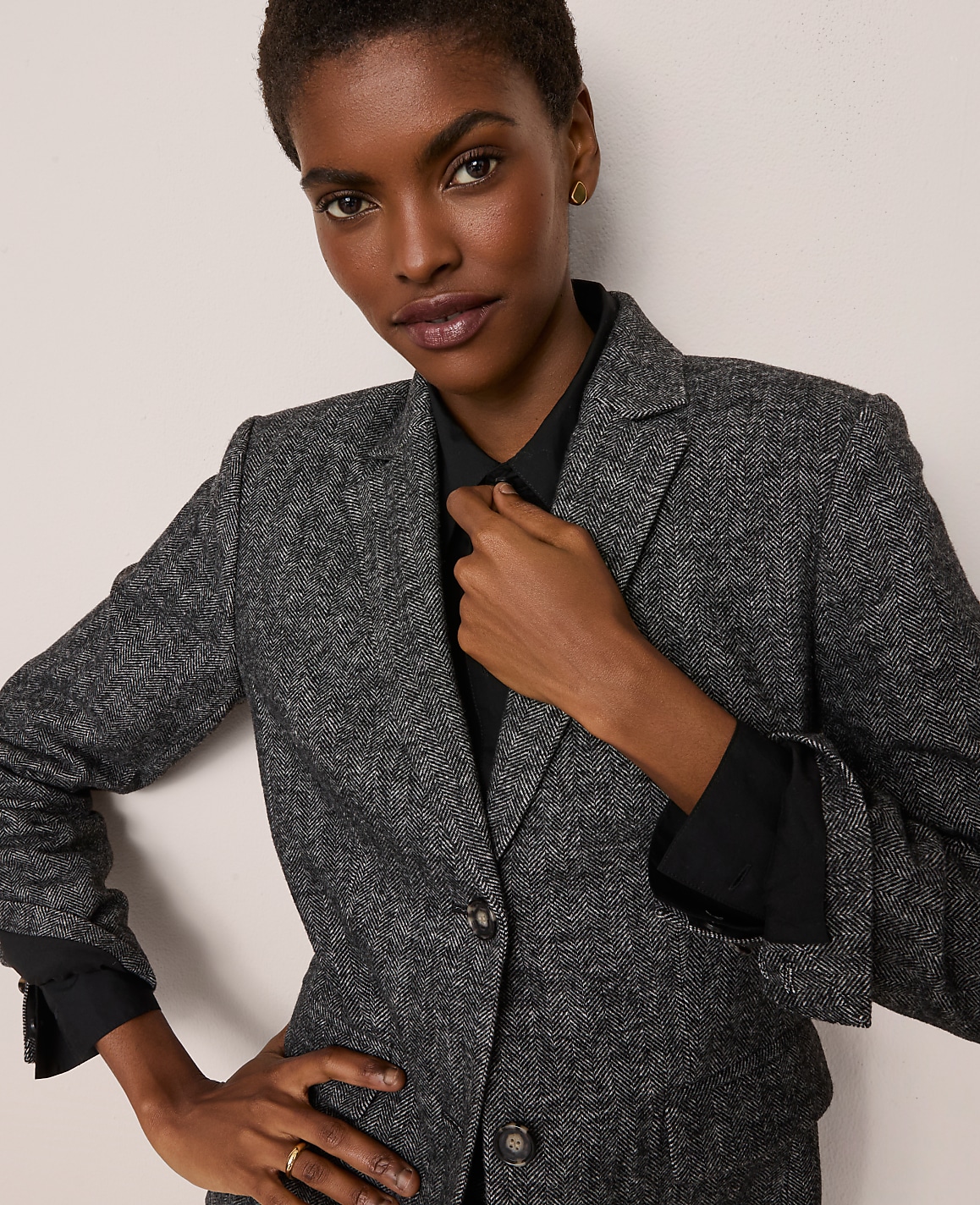 The Greenwich Blazer in Herringbone
