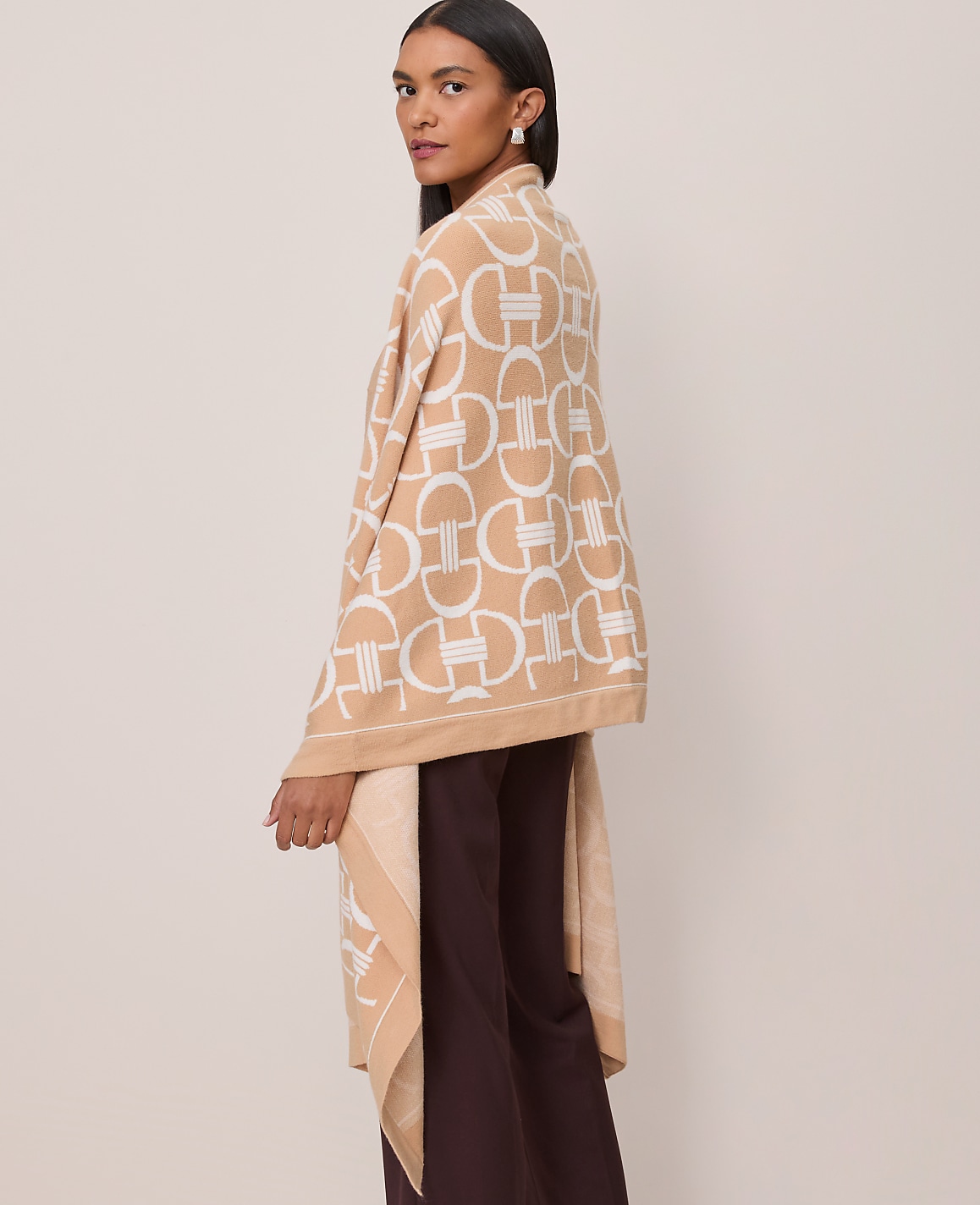 Chain Link Print Wrap Scarf
