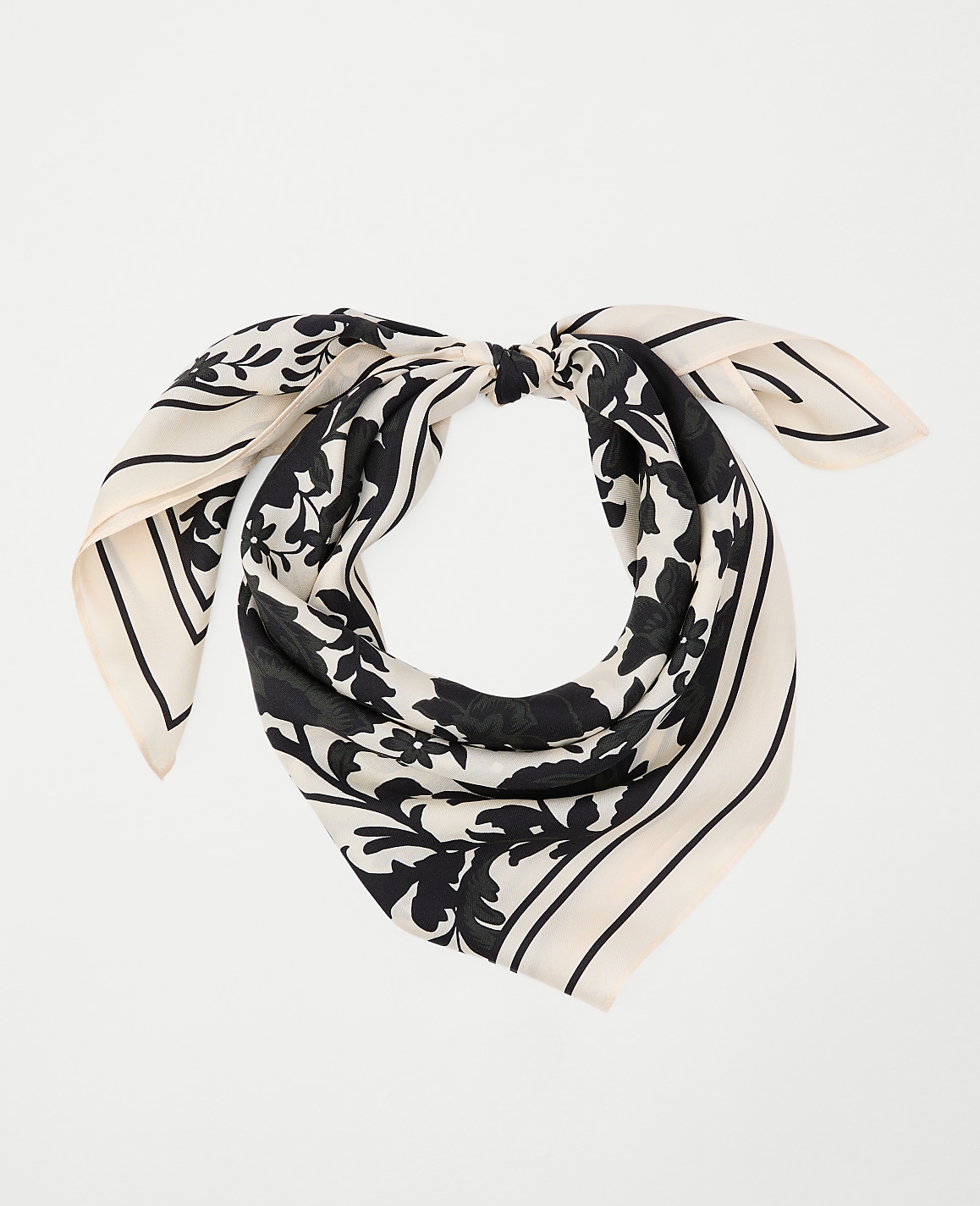 Floral Silk Scarf