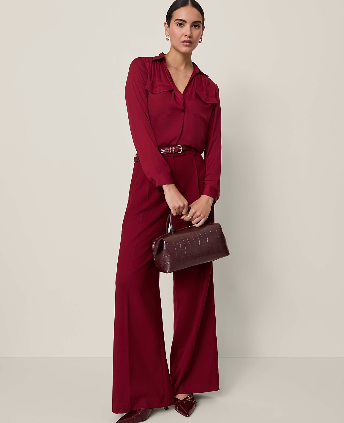 The Petite Statement Palazzo Pant