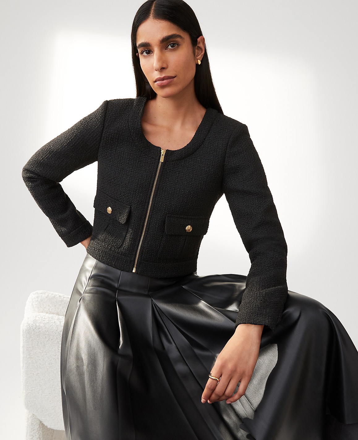 Tweed Cropped Jacket