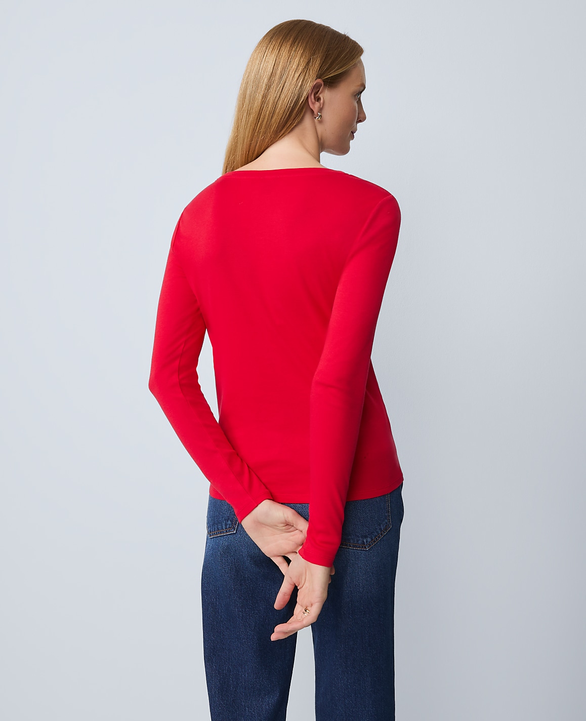 Petite Weekend Crew Neck Top