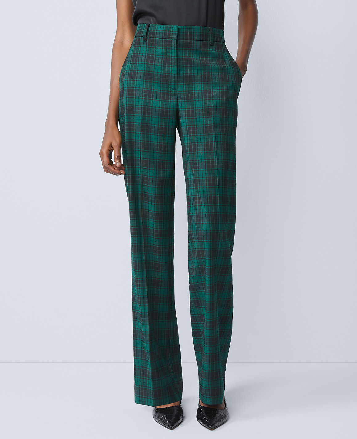 The Straight Trouser in Plaid