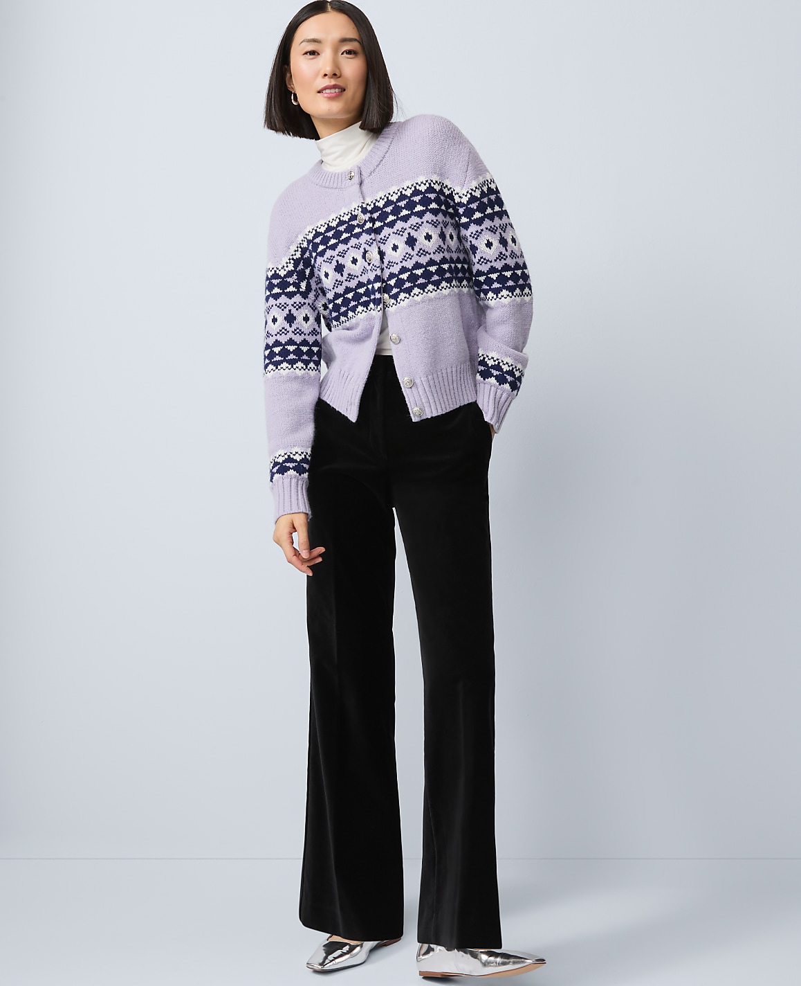 The Petite Jayne Trouser Velvet Pant
