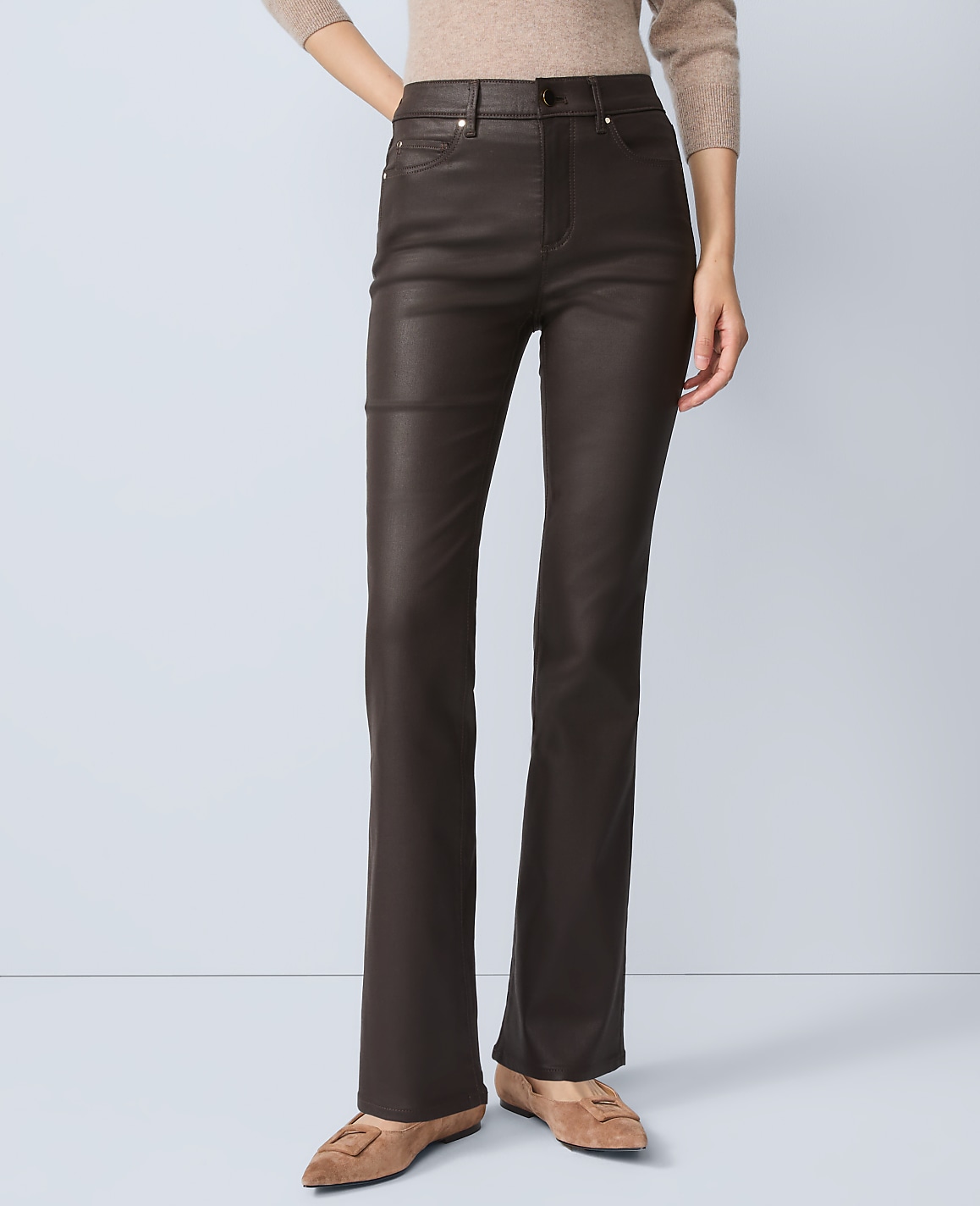 The Petite Coated Boot Jean