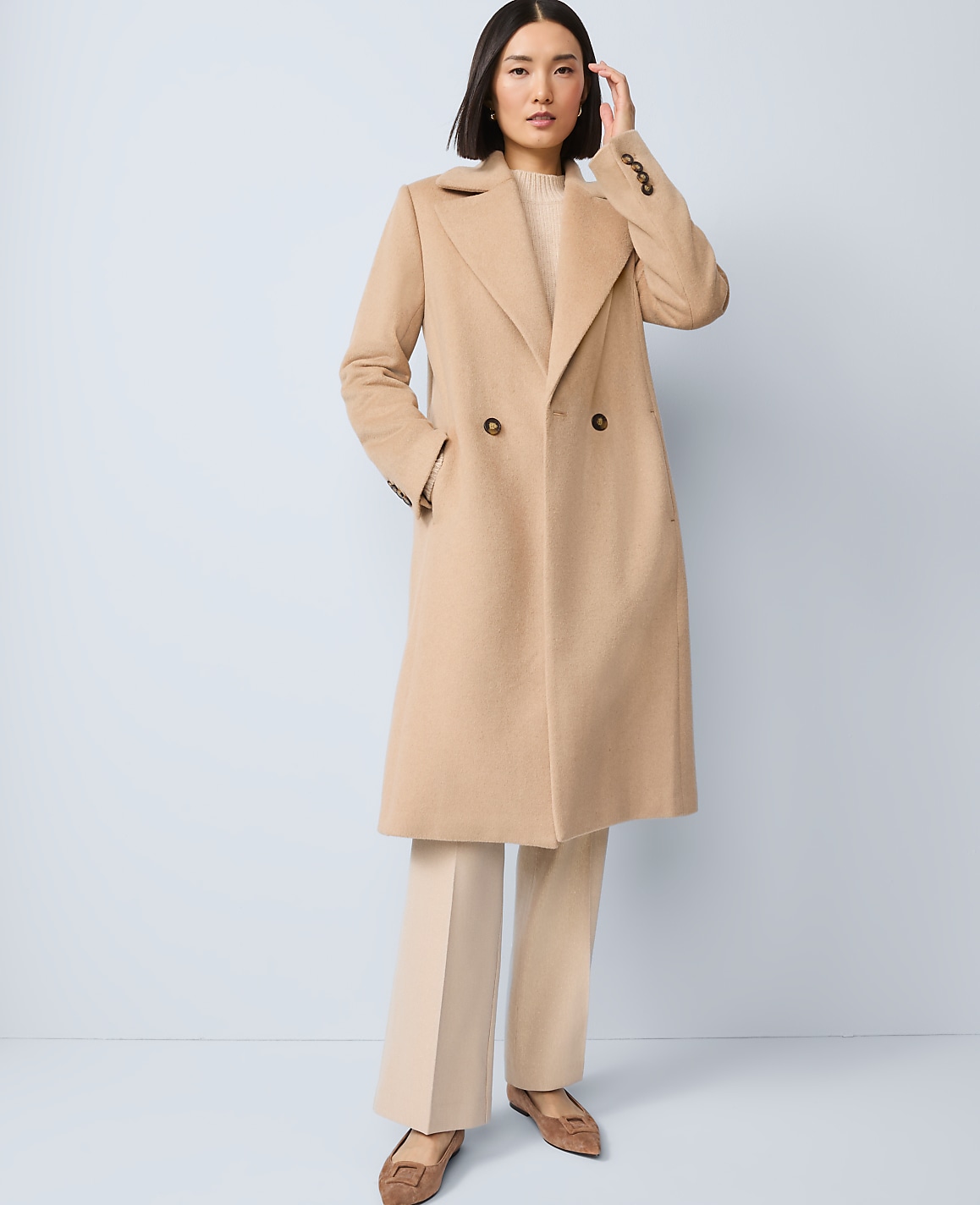 Double Breasted Long Coat