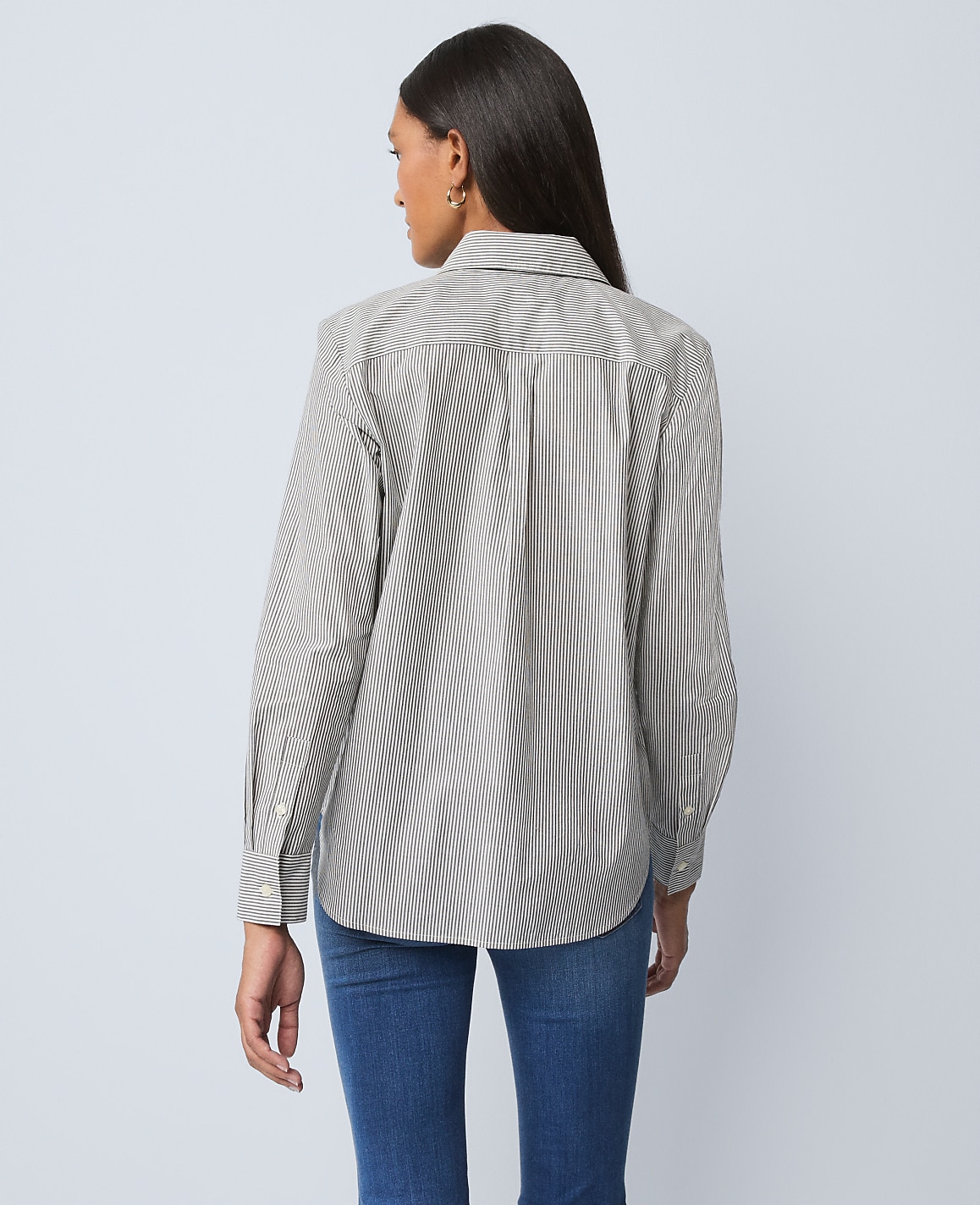 Weekend Striped Relaxed Perfect Shirt