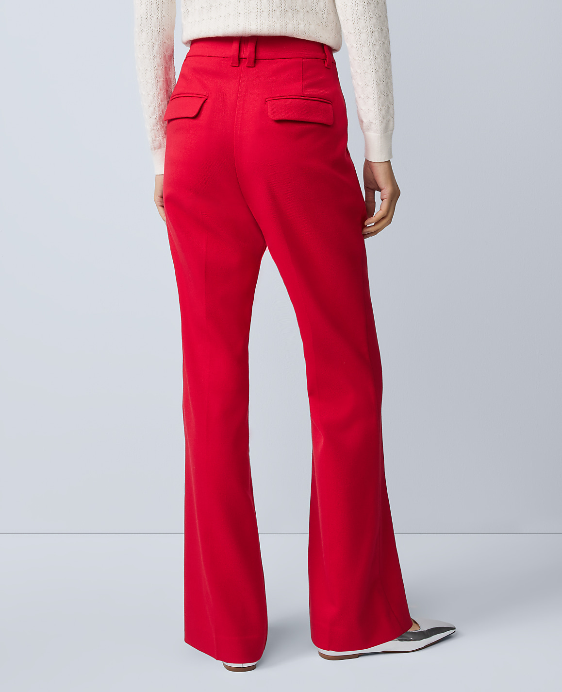 The Petite Slim Flare Trouser in Bi-Stretch