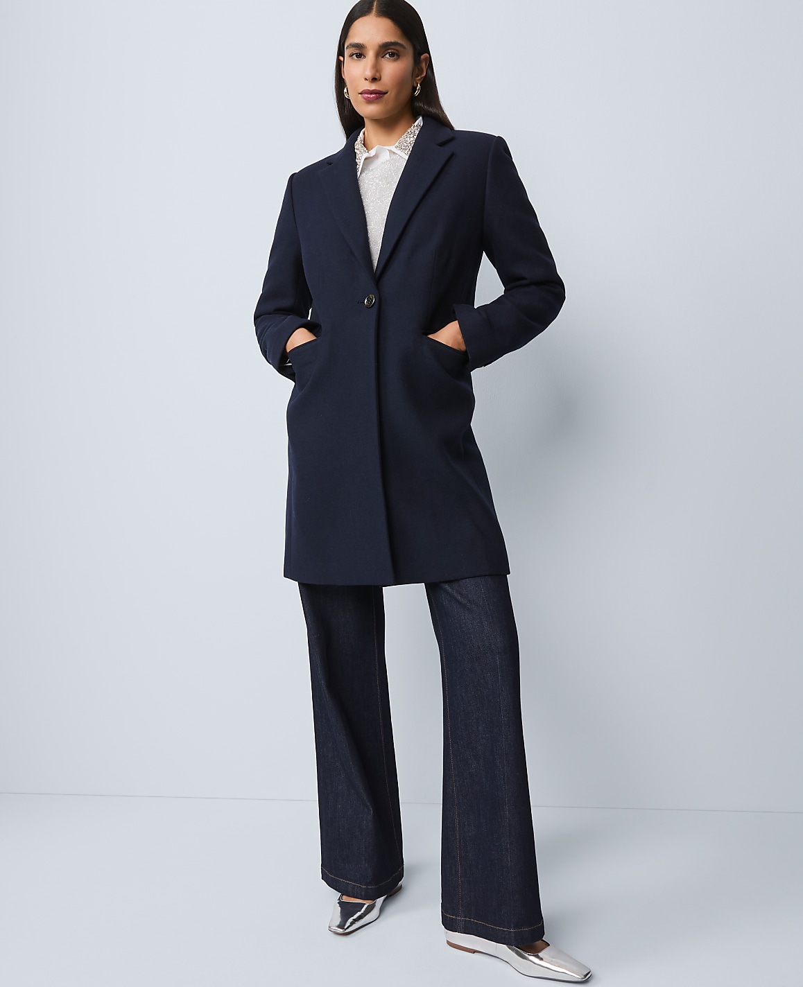 Petite Chesterfield Coat
