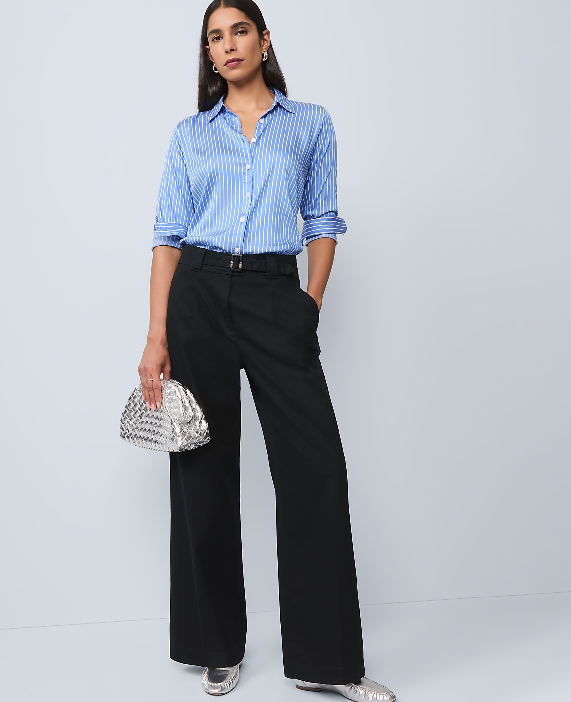 The Belted Wide-Leg Pant