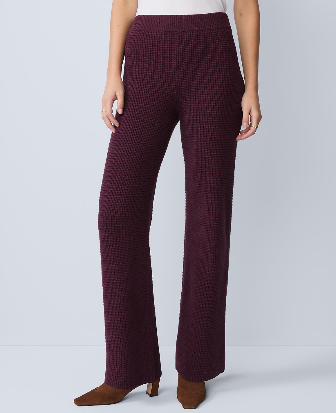 Weekend Collection Waffle Sweater Pant