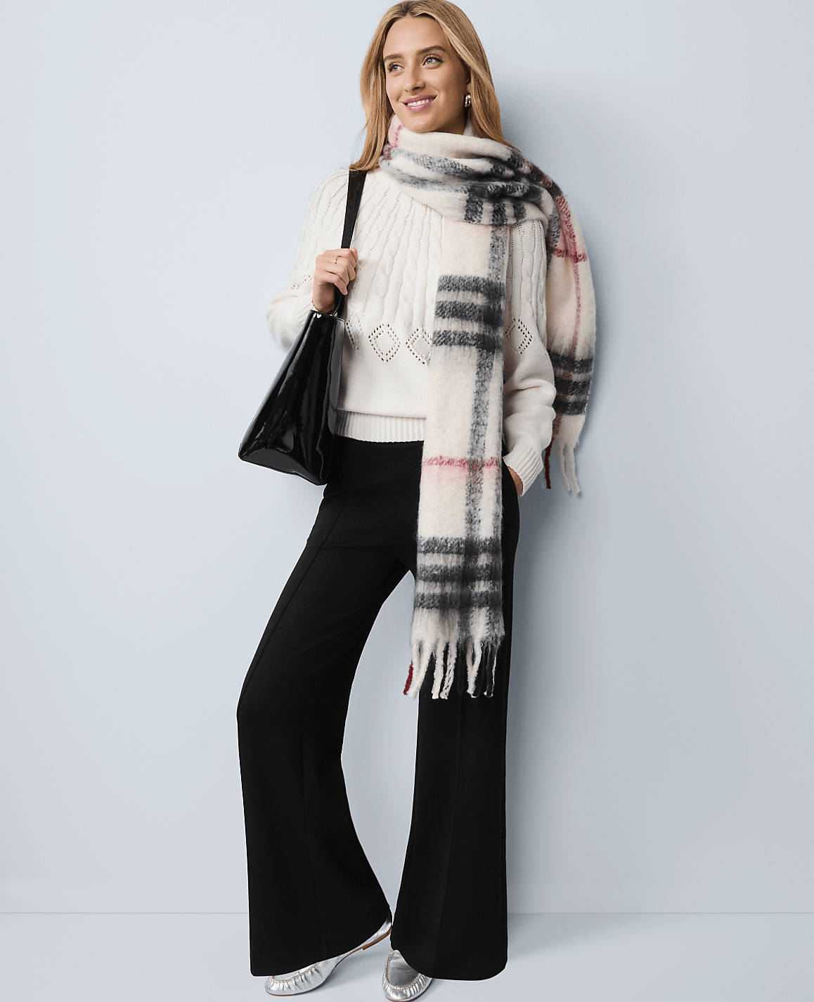Weekend Easy Wide-Leg Pant in CloudPlush