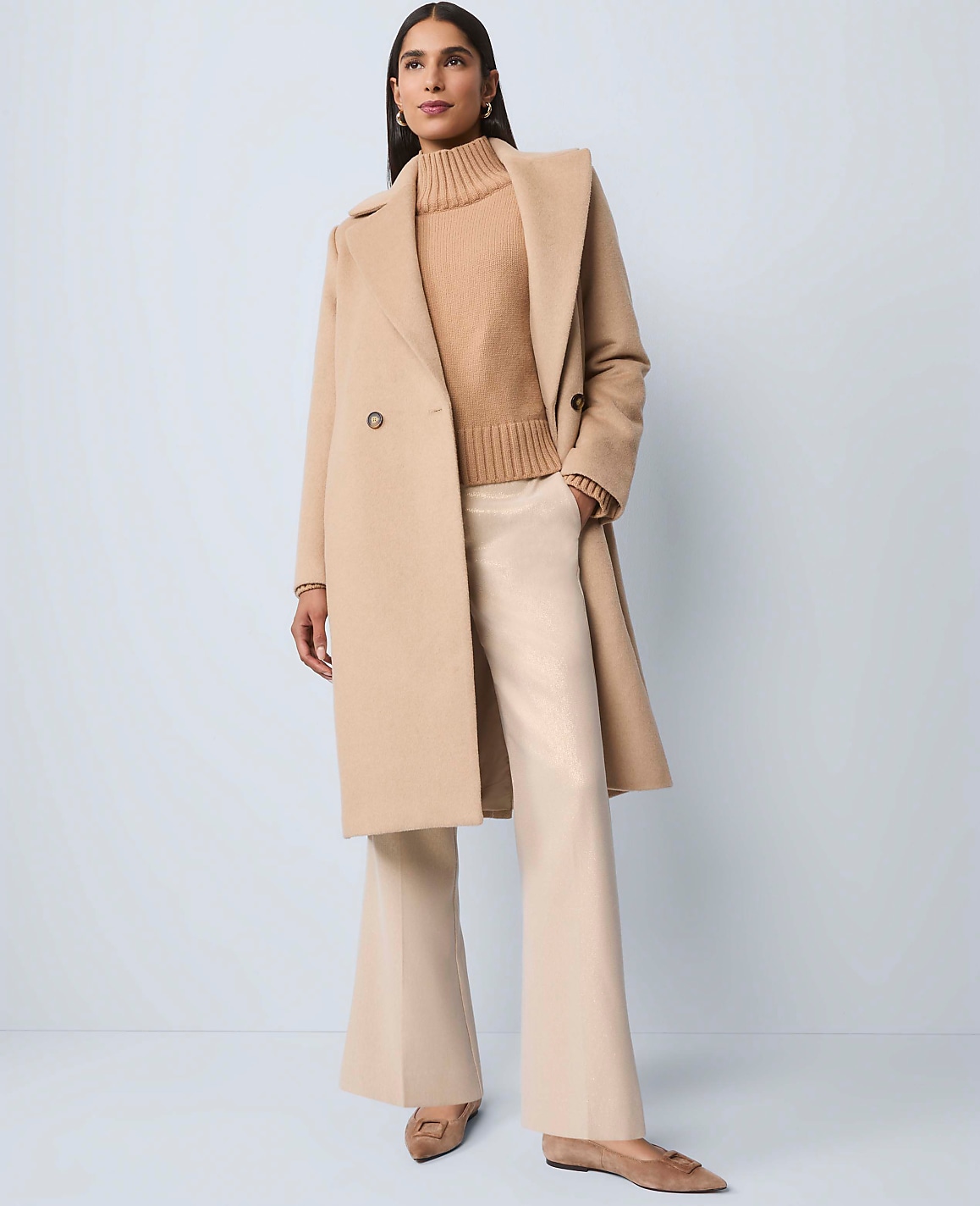 Double Breasted Long Coat