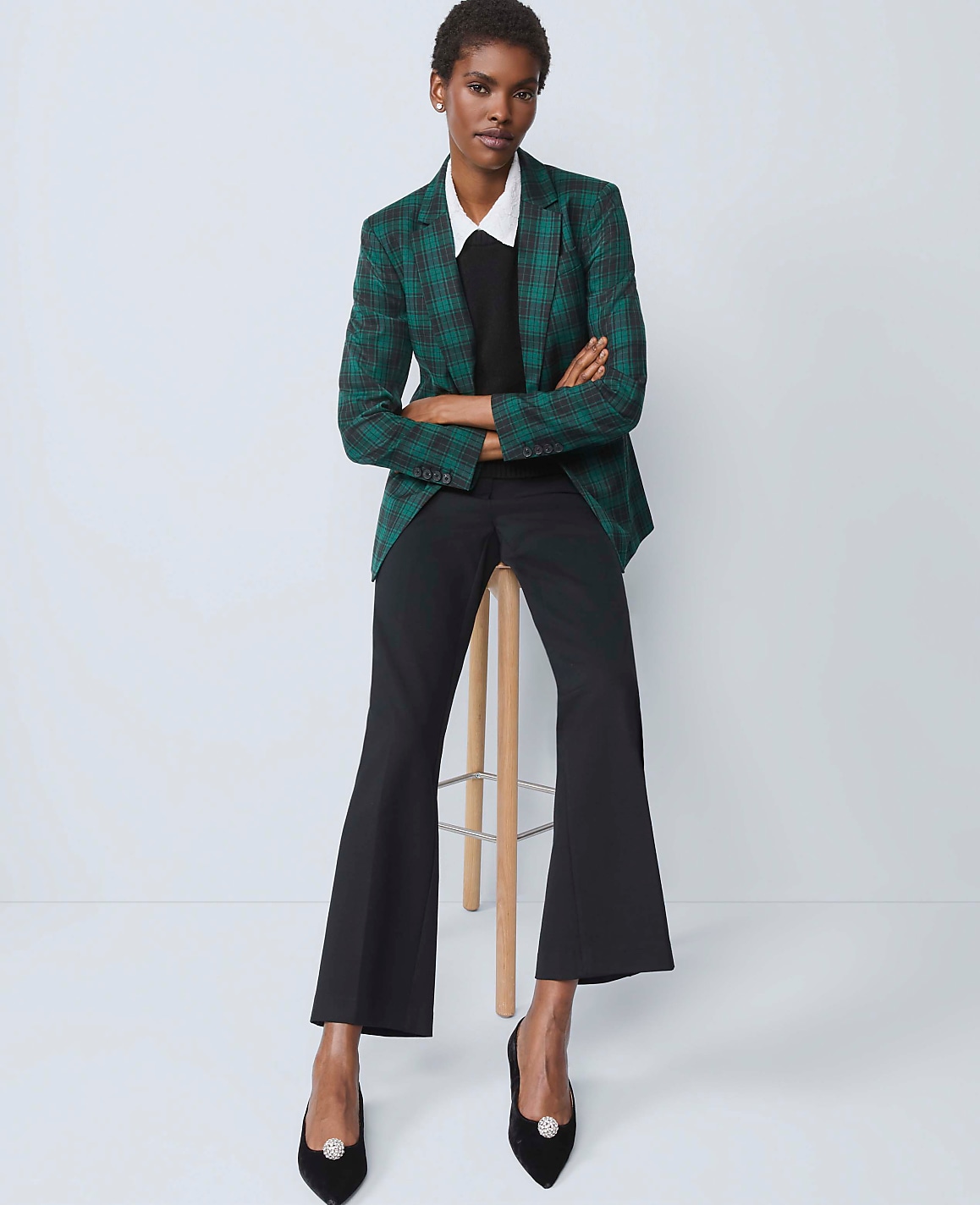 The Side Zip Flare Pant