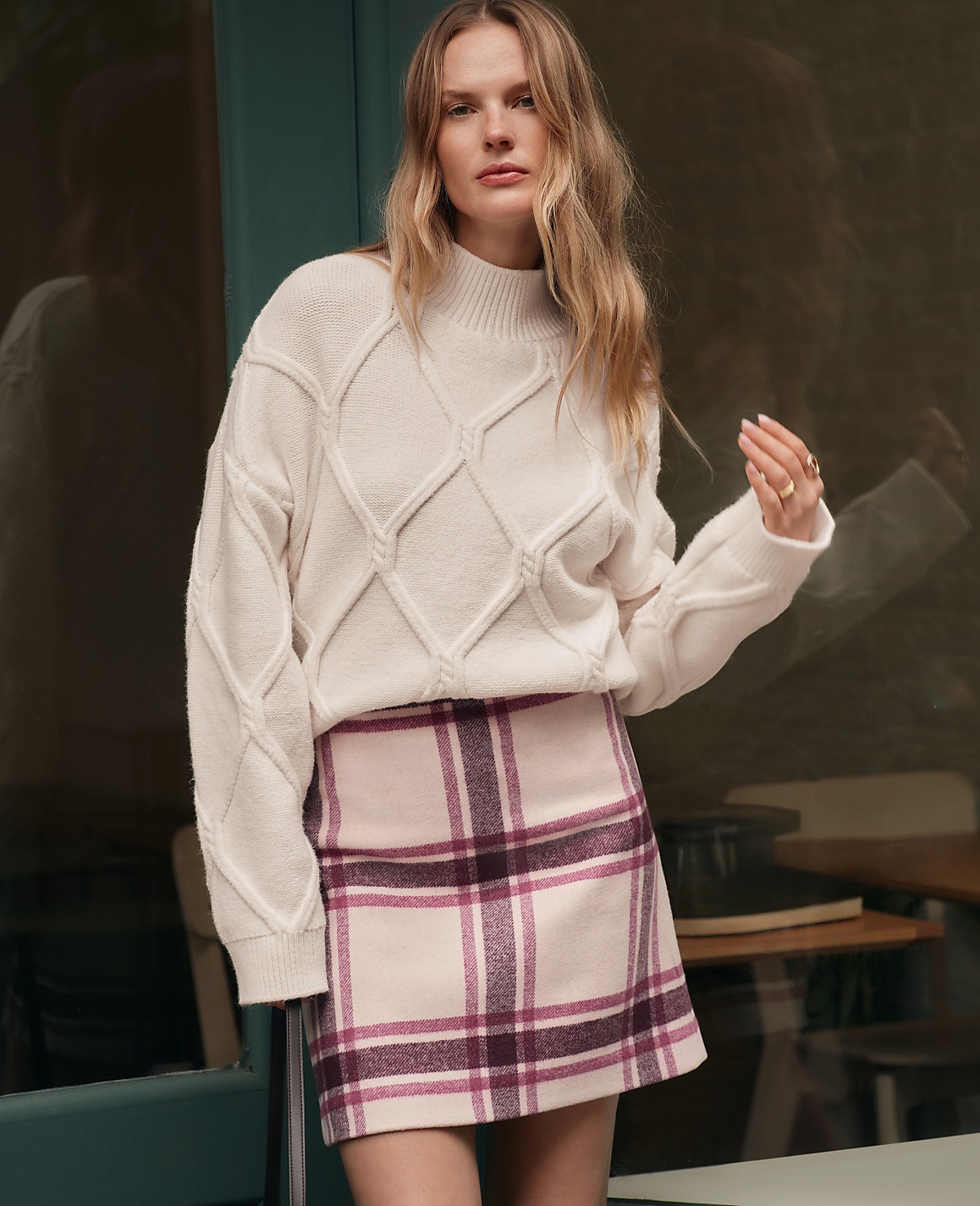Petite Weekend Plaid Mini Skirt