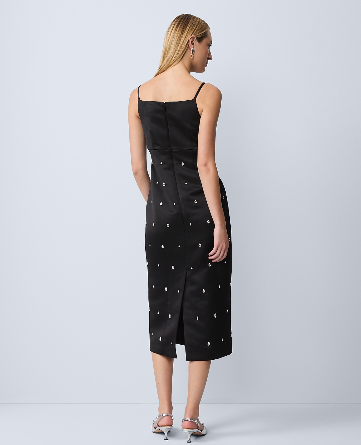 Satin Sheath Dress