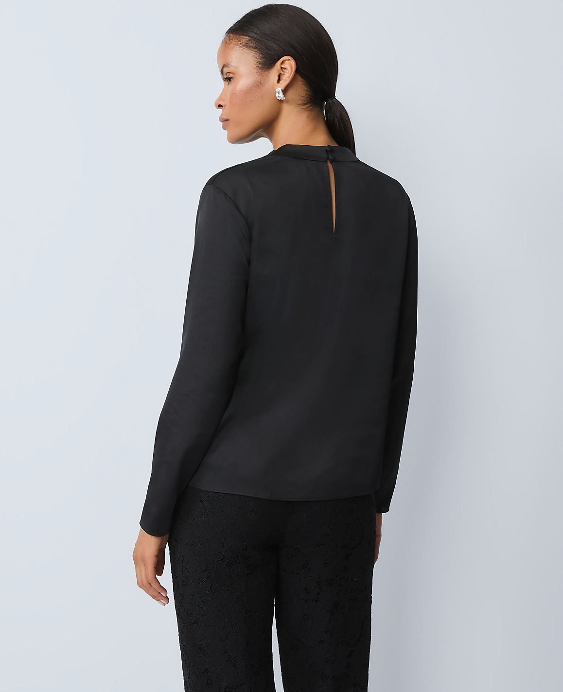 Asymmetric Satin Top