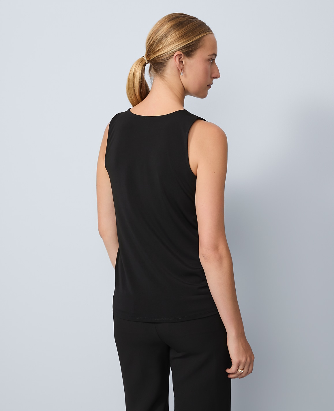 Pearl Embellished Sleeveless Top