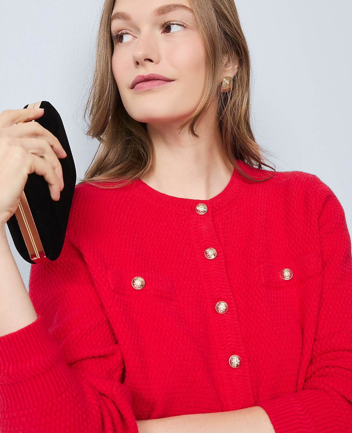 Petite Textured Cardigan