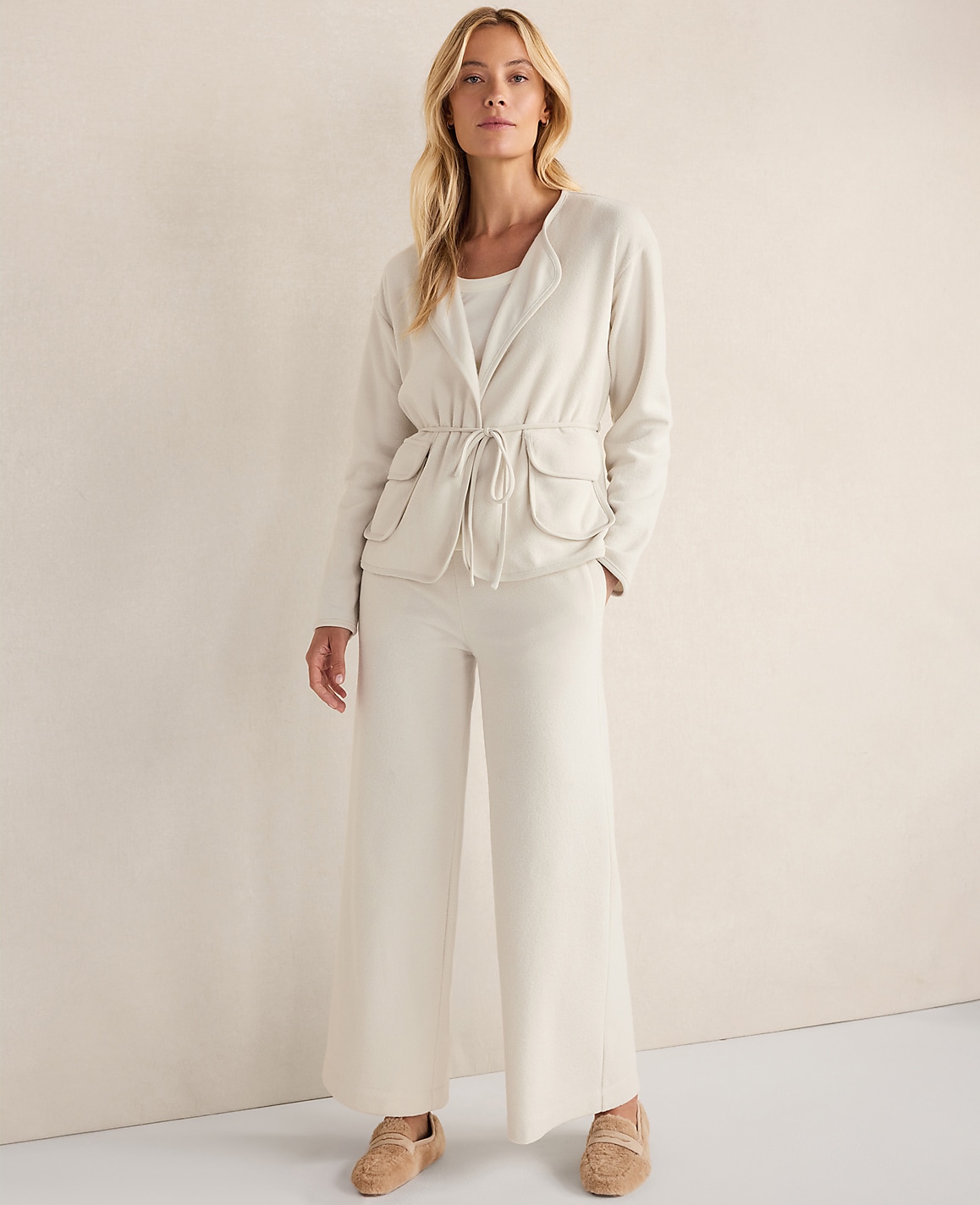 Haven Well Within Brushed Terry Open Front Jacket