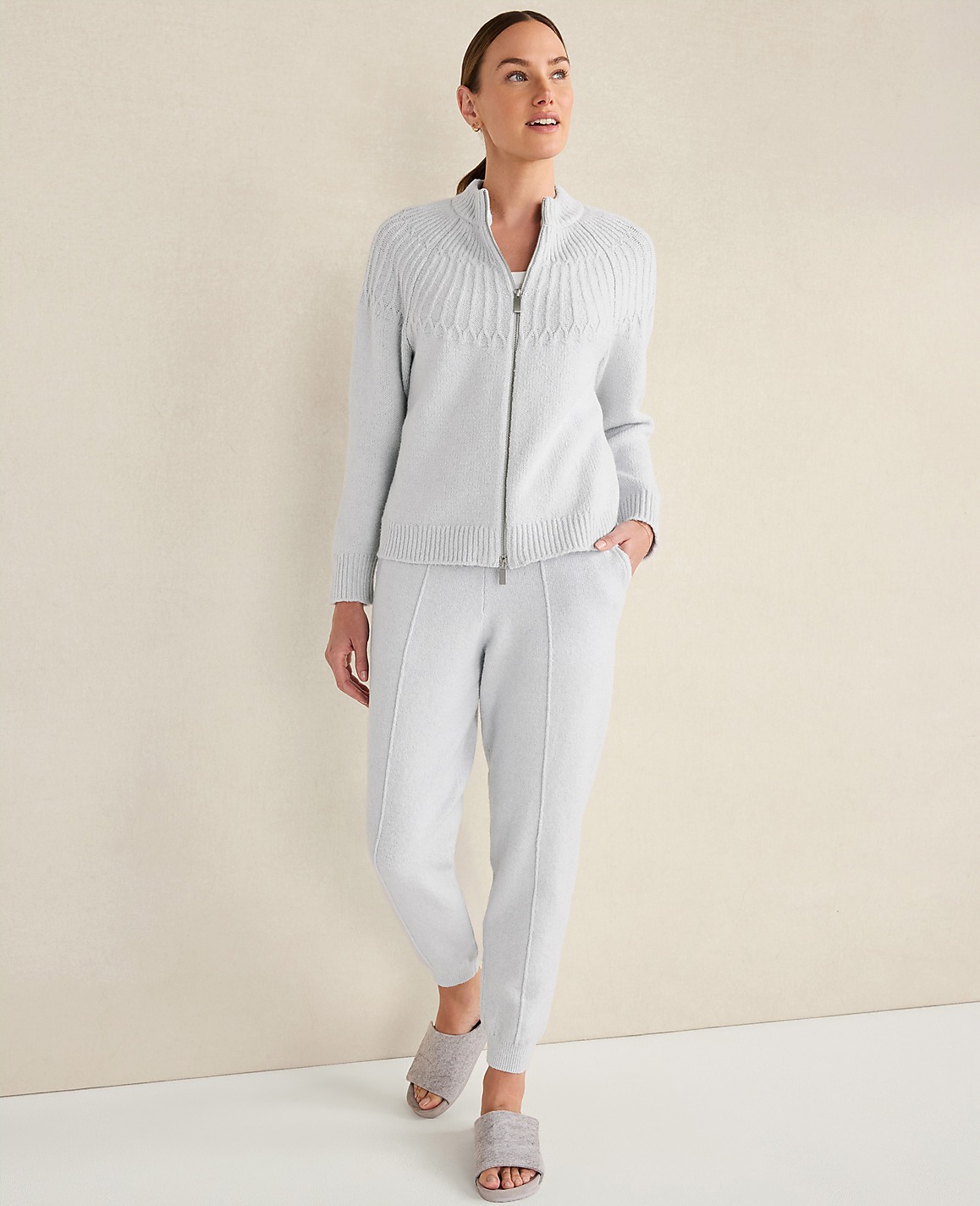 Haven Well Within Organic Cotton Blend Pintuck Joggers
