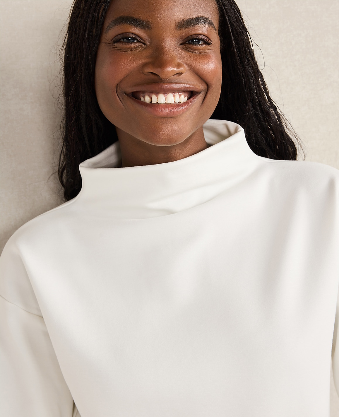 Haven Well Within Soft-Brushed Fleece Funnel Neck Pullover