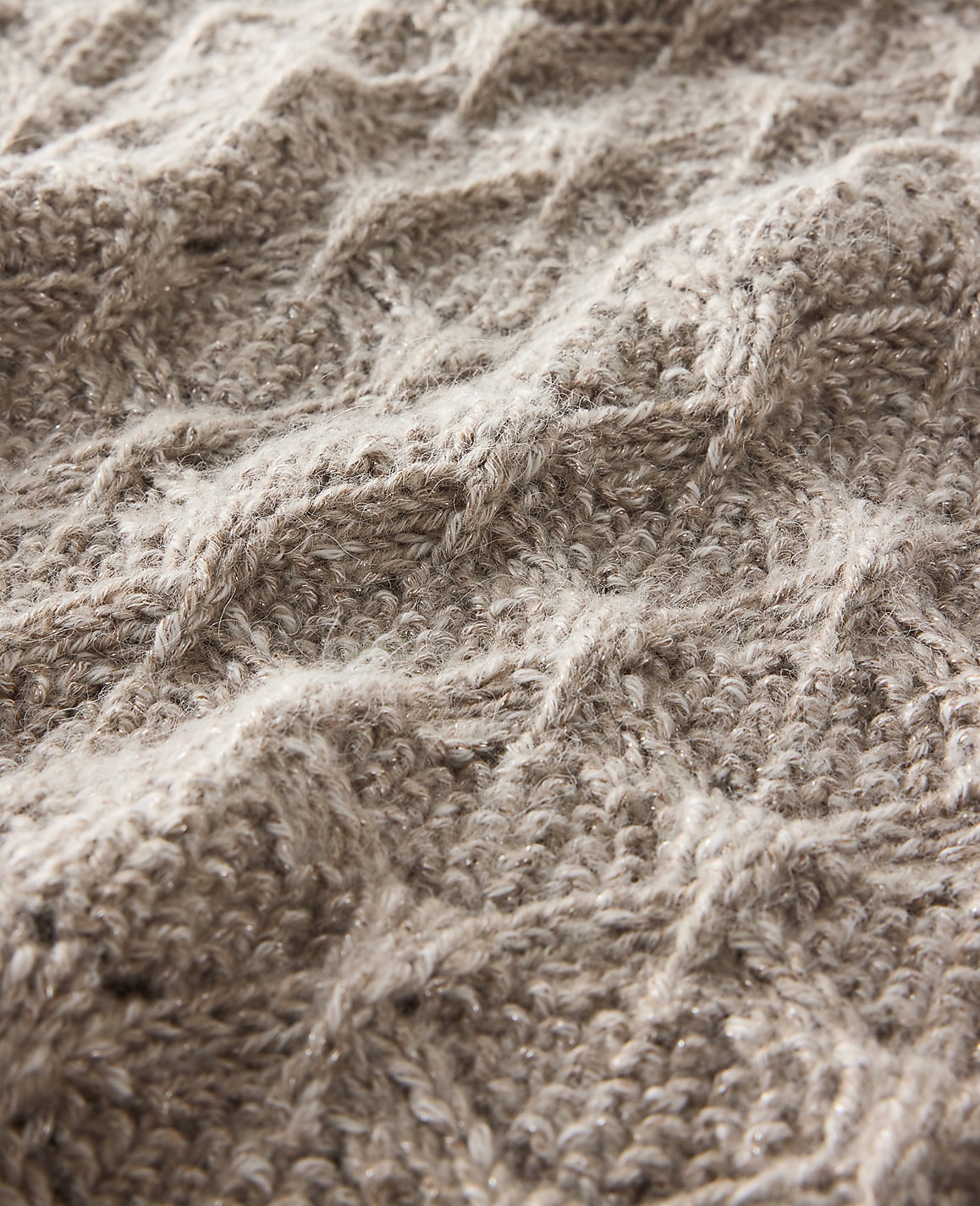 Haven Well Within Lurex Blend Pointelle Crewneck Sweater