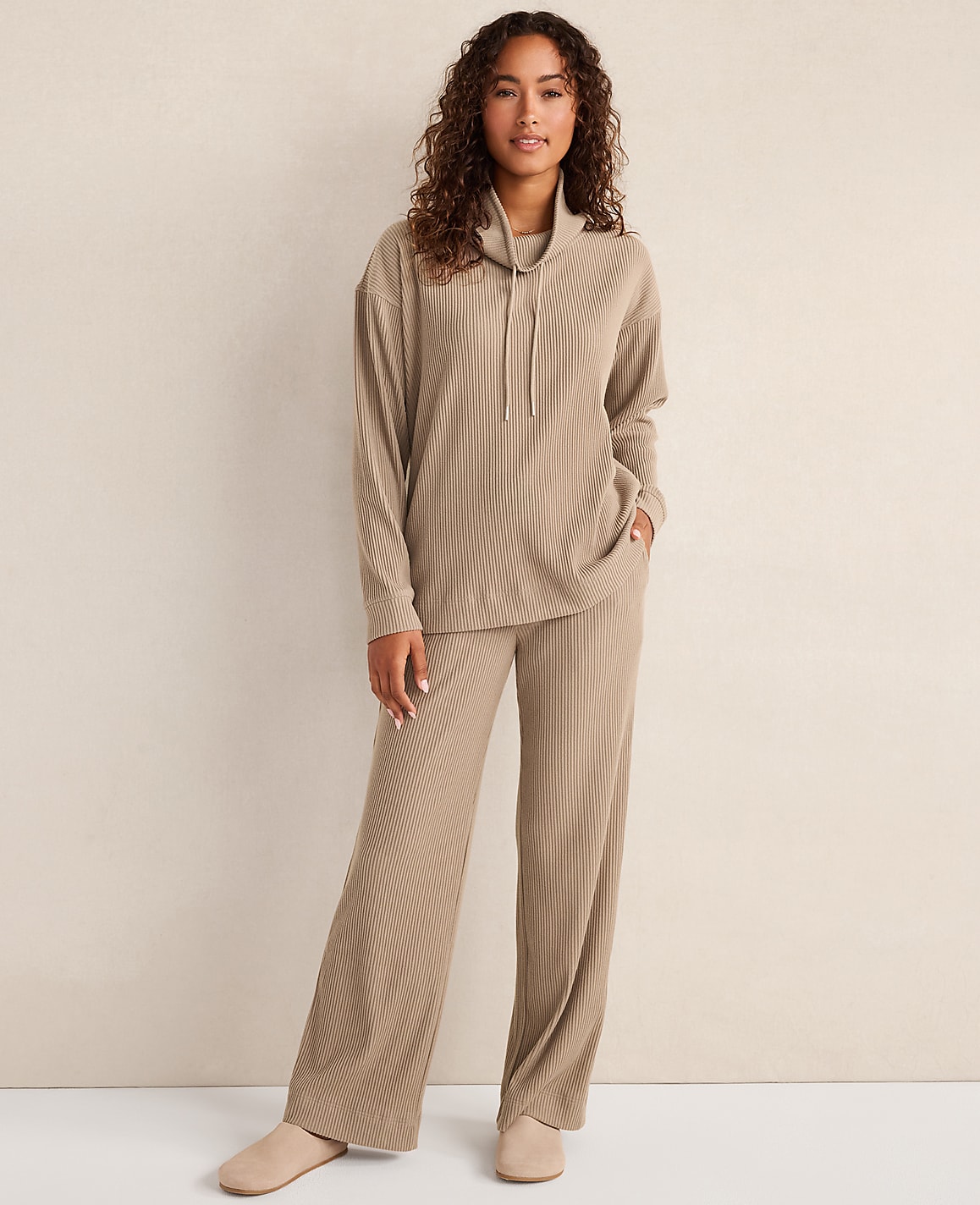 Haven Well Within Ottoman Rib Straight Leg Pants