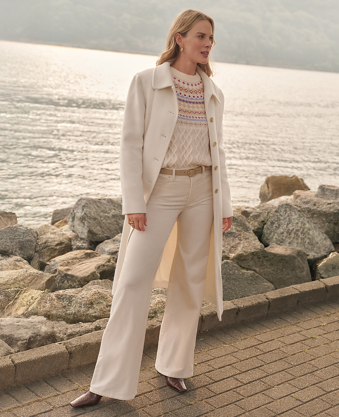 Petite Belted Everyday Coat