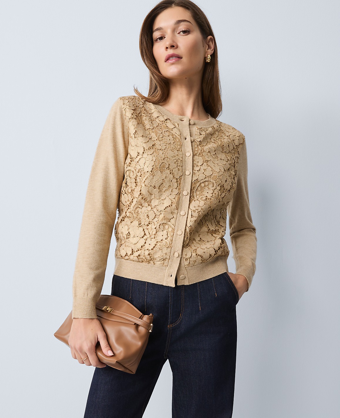Petite Lace Ann Cardigan