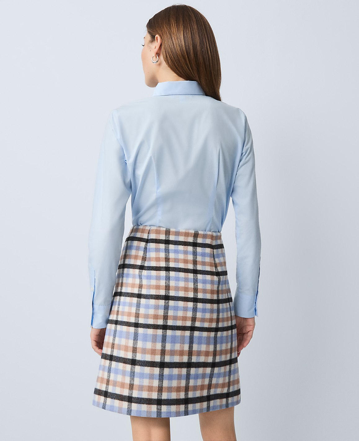 Weekend Plaid A-Line Skirt