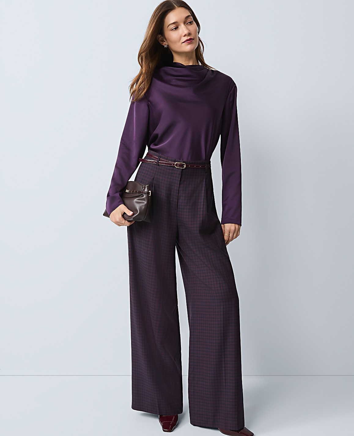 Asymmetric Satin Top