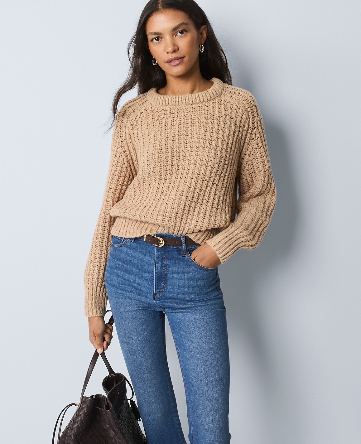 Weekend Cozy Crew Neck Sweater
