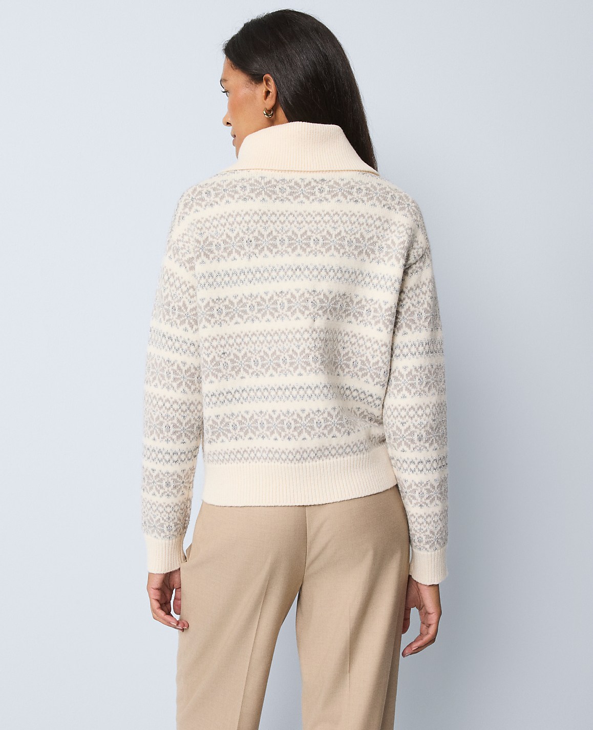 Weekend Fair Isle Polo Sweater