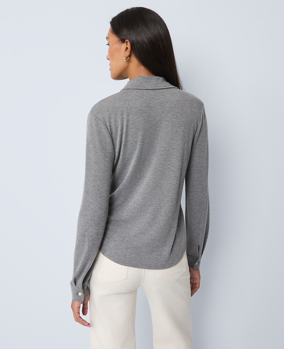 Petite Weekend Collection Button Down Shirt