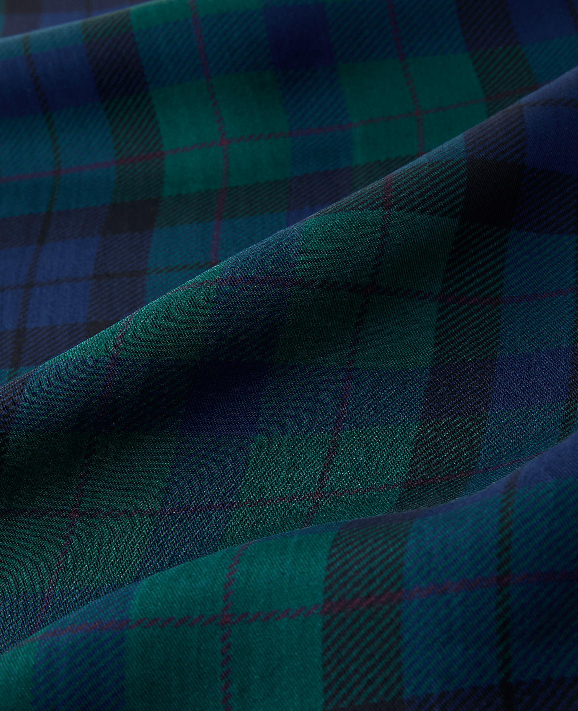Plaid Silk Scarf
