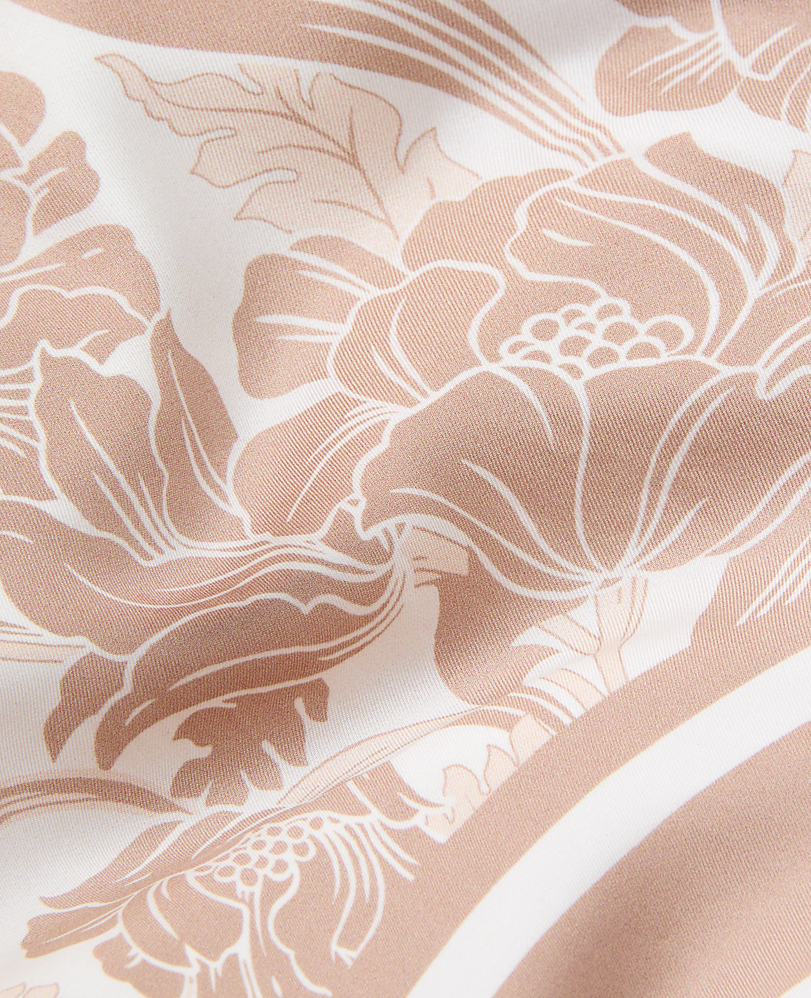 Floral Oversized Silk Scarf