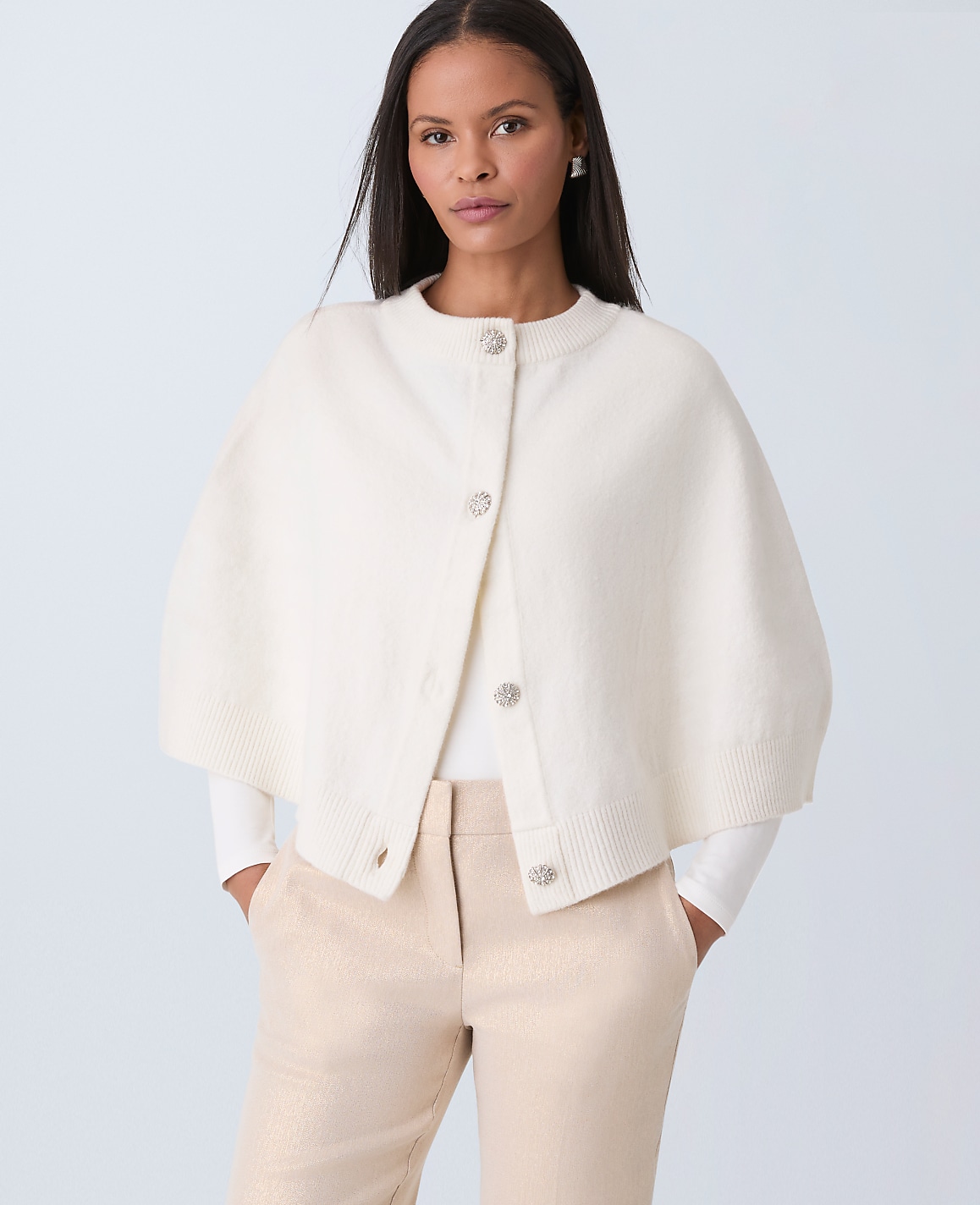 Embellished Poncho