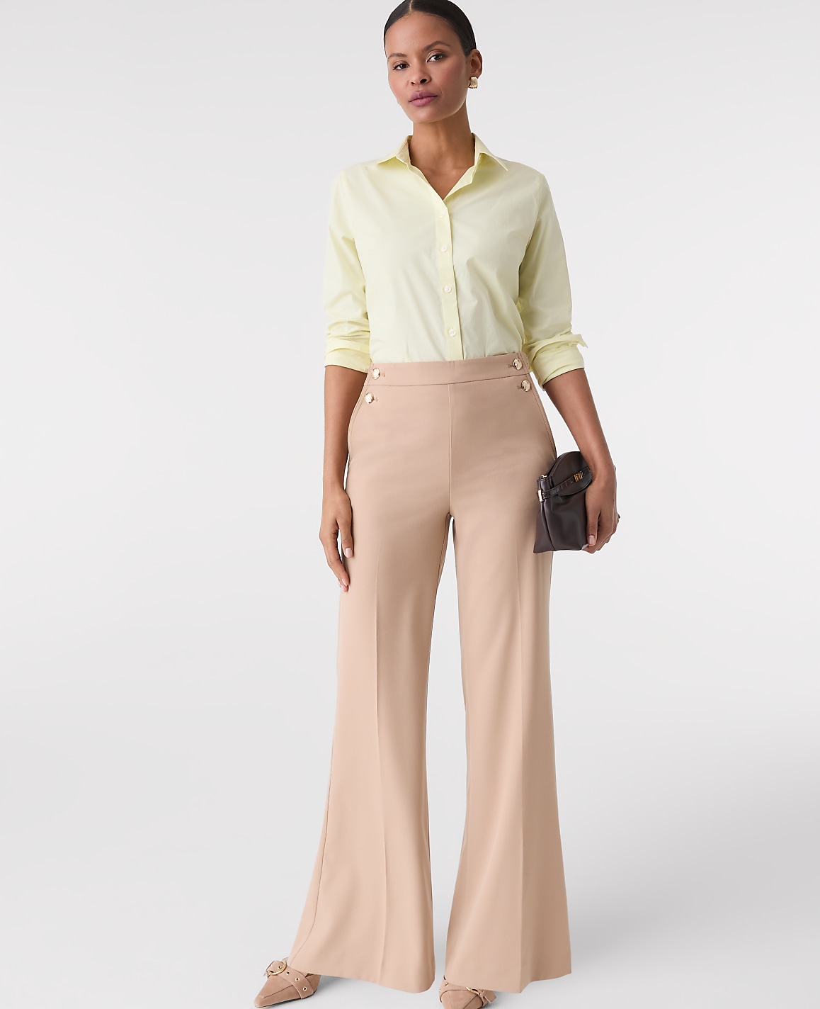 The Petite Everyday Sailor Wide-Leg Pant