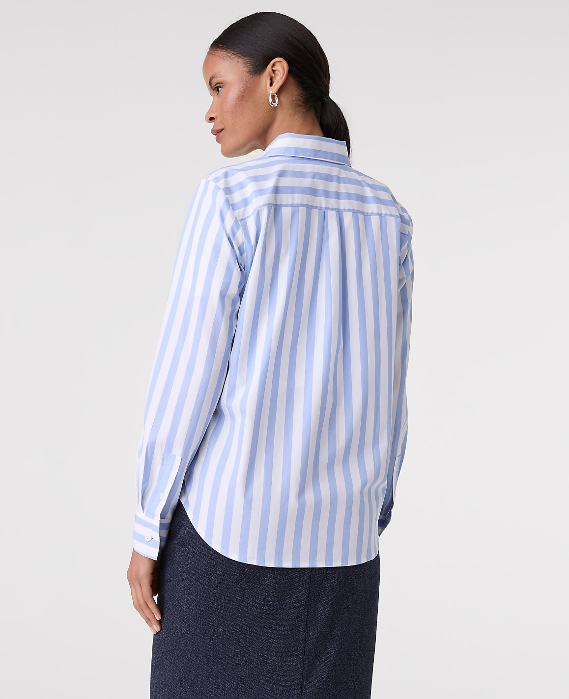 Petite Striped Relaxed Perfect Shirt