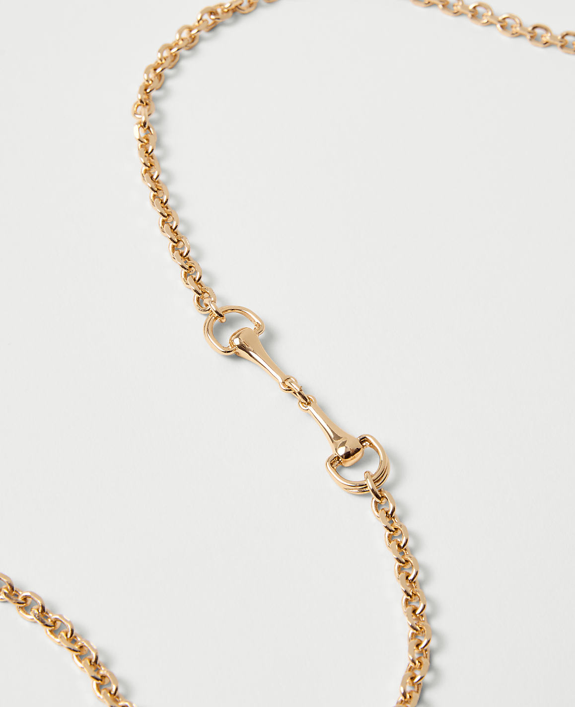 Metal Horsebit Necklace